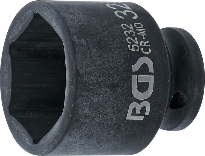 Udarni nasadni ključ, šestrobi, pogon 12.5 mm (1/2"), 32 mm