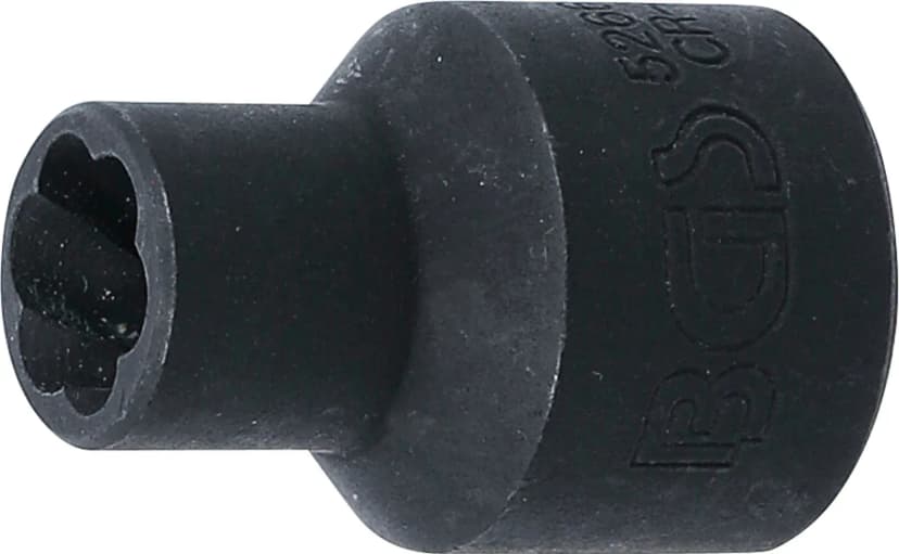 Spiralni nasadni ključ (spiralni profil) / izvlekač vijakov, pogon 12.5 mm (1/2"), 10 mm
