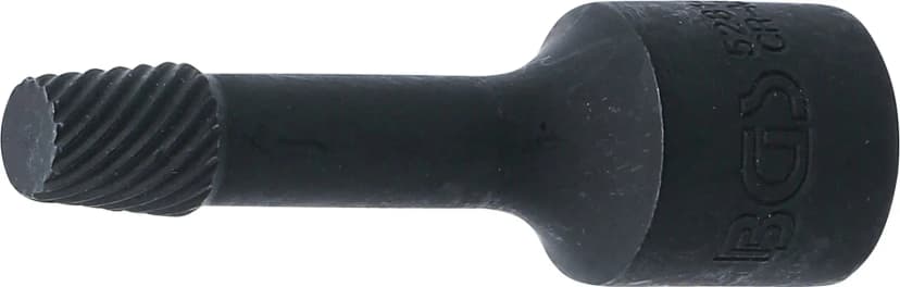 Spiralni nasadni ključ (spiralni profil) / izvlekač vijakov, pogon 10 mm (3/8"), 8 mm
