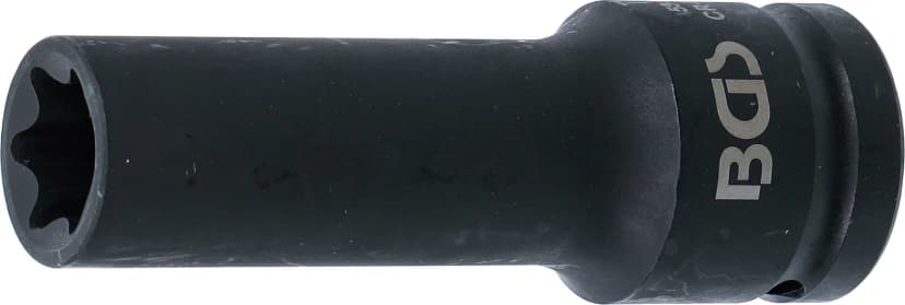 Udarni nasadni ključ E-profil, globok, pogon 20 mm (3/4"), E24