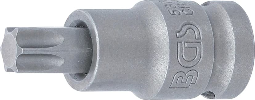 Udarni nasadni ključ z bitom, dolžina 55 mm, pogon 12.5 mm (1/2"), T-profil (za Torx) T55