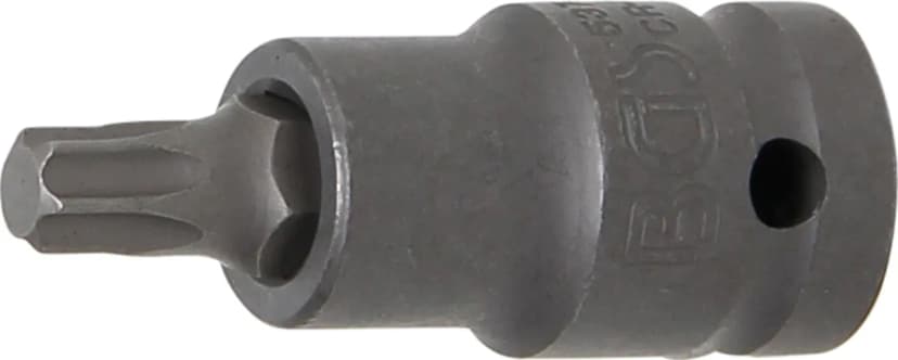 Udarni nasadni ključ z bitom, dolžina 55 mm, pogon 12.5 mm (1/2"), T-profil (za Torx) T47