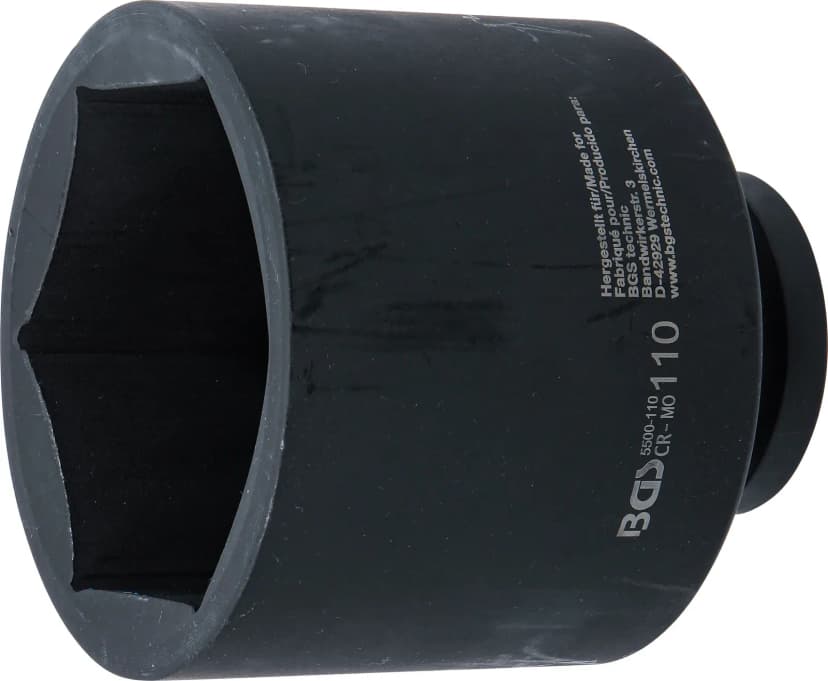 Udarni nasadni ključ, šestrobi, globok, pogon 25 mm (1"), 110 mm