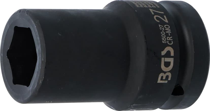 Udarni nasadni ključ, šestrobi, globok, pogon 25 mm (1"), 27 mm