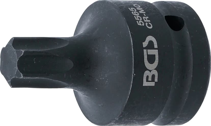 Udarni nasadni ključ z bitom, dolžina 60 mm, pogon 20 mm (3/4"), T-profil (za Torx) T65