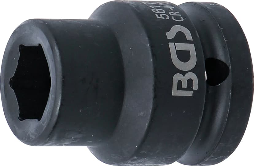 Udarni nasadni ključ, šestrobi, pogon 20 mm (3/4"), 17 mm