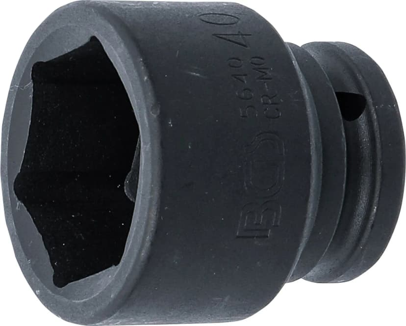 Udarni nasadni ključ, šestrobi, pogon 20 mm (3/4"), 40 mm