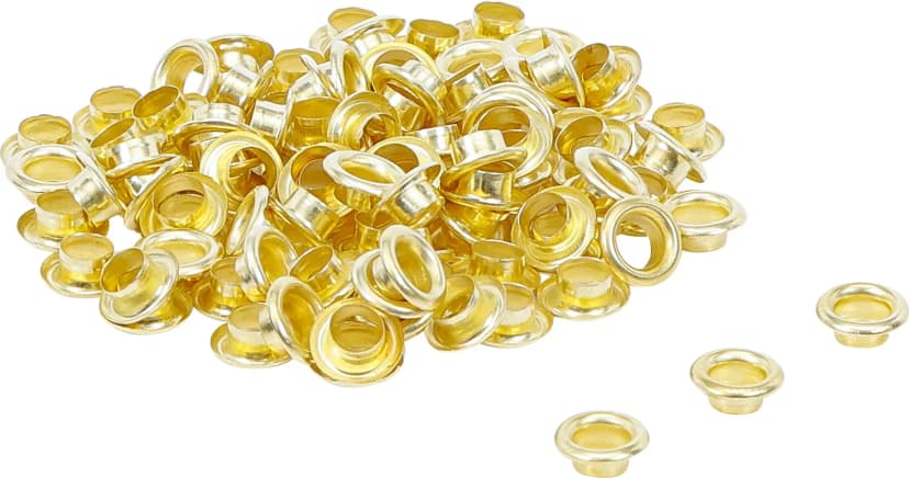 Set kovic z očesci, 5.0 x 5.5 mm, 100-delni