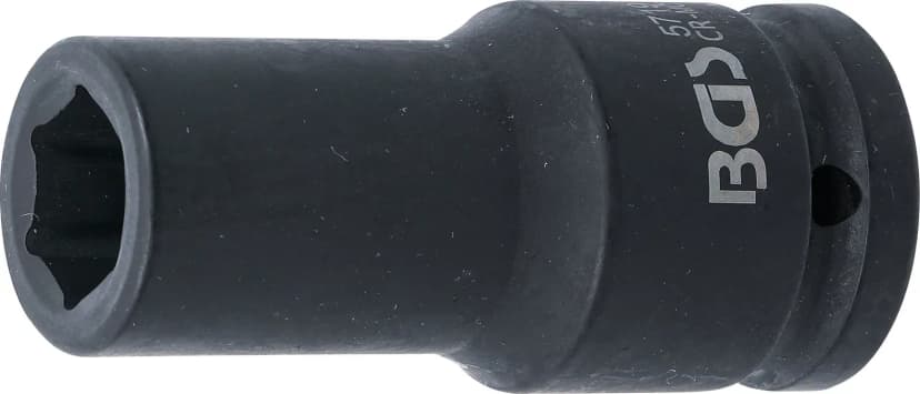 Udarni nasadni ključ, šestrobi, globok, pogon 20 mm (3/4"), 19 mm