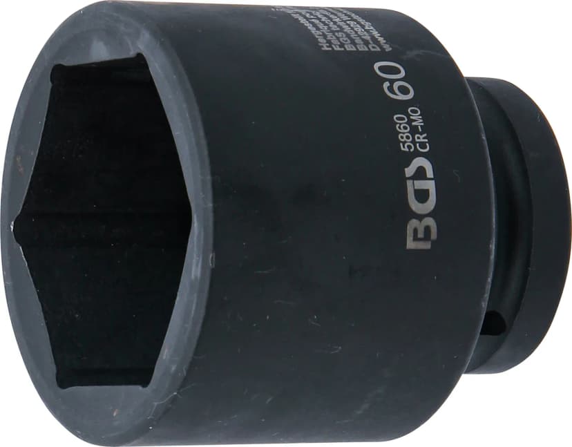Udarni nasadni ključ, šestrobi, pogon 25 mm (1"), 60 mm