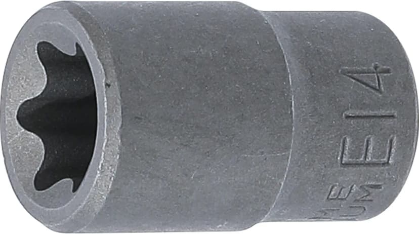 Nasadni ključ, E-profil, pogon 10 mm (3/8"), E14