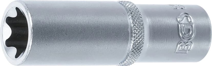 Nasadni ključ, E-profil, globok, pogon 12.5 mm (1/2"), E20