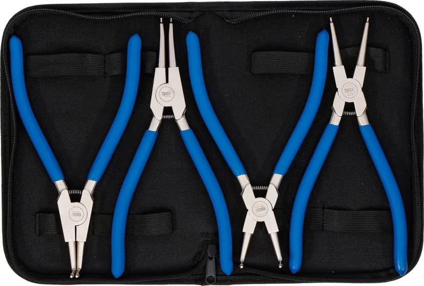 Set klešč za varovalne obročke, 250 mm, 4-delni