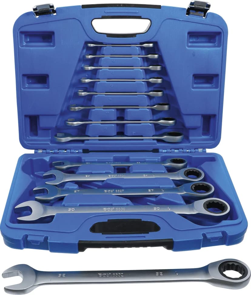 Set račnastih kombiniranih ključev, 8 - 32 mm, 13-delni