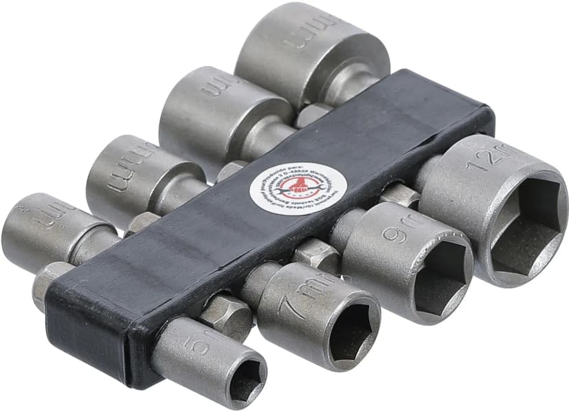 Set nasadnih izvijačev, pogon 6.3 mm (1/4"), 5-13 mm, 8-delni