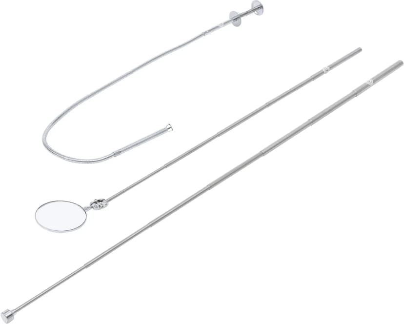 Set magnetnega dvigalnika / prijemala s kremplji in kontrolnega ogledala, 3-pcs.