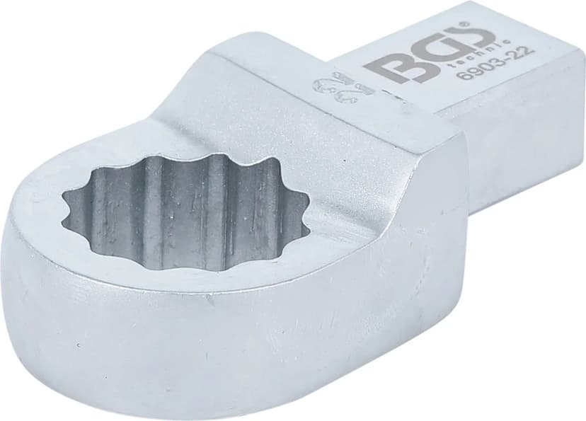 Nasadni obročni ključ, 22 mm, štirirob 14 x 18 mm