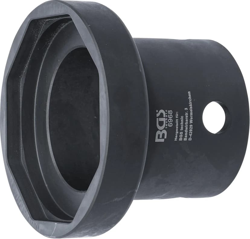 Nasadni ključ za matice pesta, osmerorob, za prikolice R.O.R., 127 mm