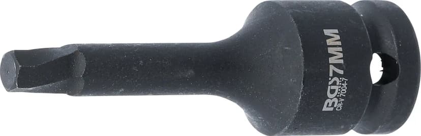 Izvlekač vijakov, pogon 12.5 mm (1/2"), za poškodovan notranji šestrob 7 mm