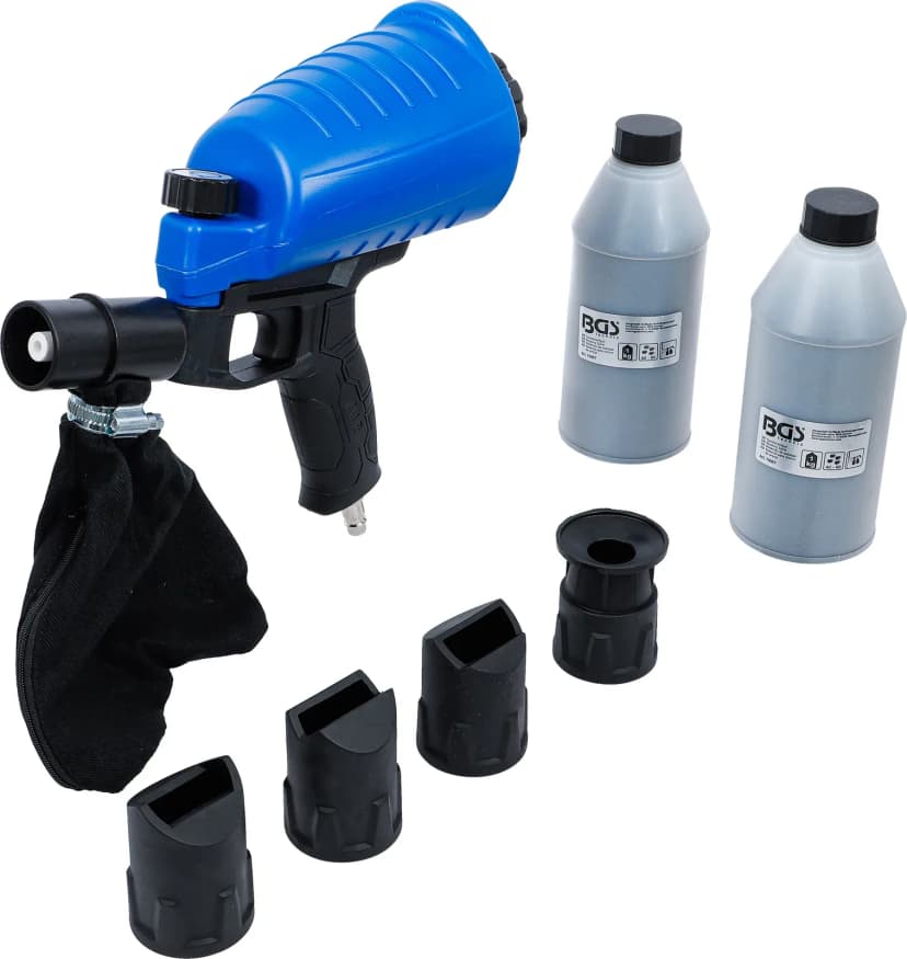 Pnevmatski peskalnik z dodatki, 3 kosov