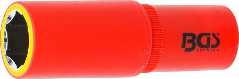 VDE nasadni ključ, šestrobi, pogon 12.5 mm (1/2"), 19 mm