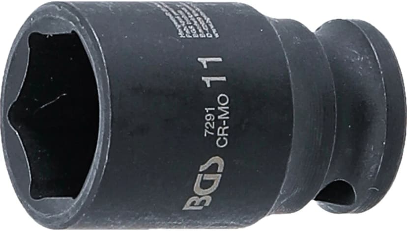 Udarni nasadni ključ, šestrobi, pogon 6.3 mm (1/4"), 11 mm
