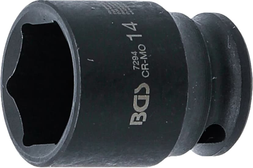 Udarni nasadni ključ, šestrobi, pogon 6.3 mm (1/4"), 14 mm