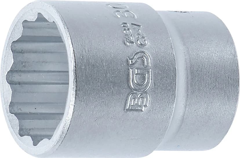Nasadni ključ, 12-robni, pogon 20 mm (3/4"), 30 mm
