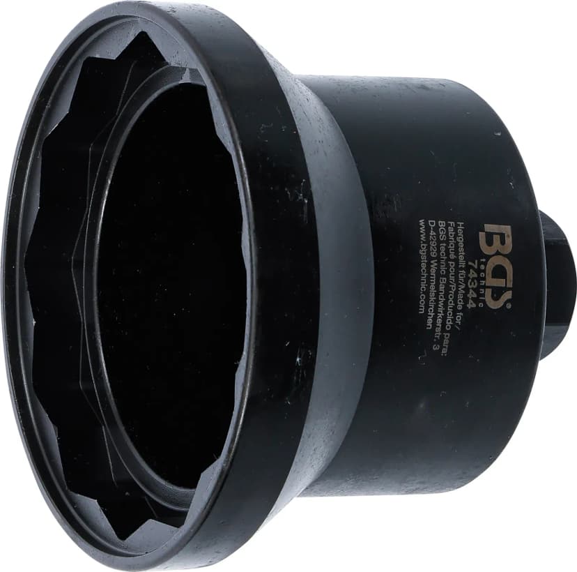 Nasadni ključ za matico osi, 12-robni, za Iveco Eurotech Cursor, 105 mm