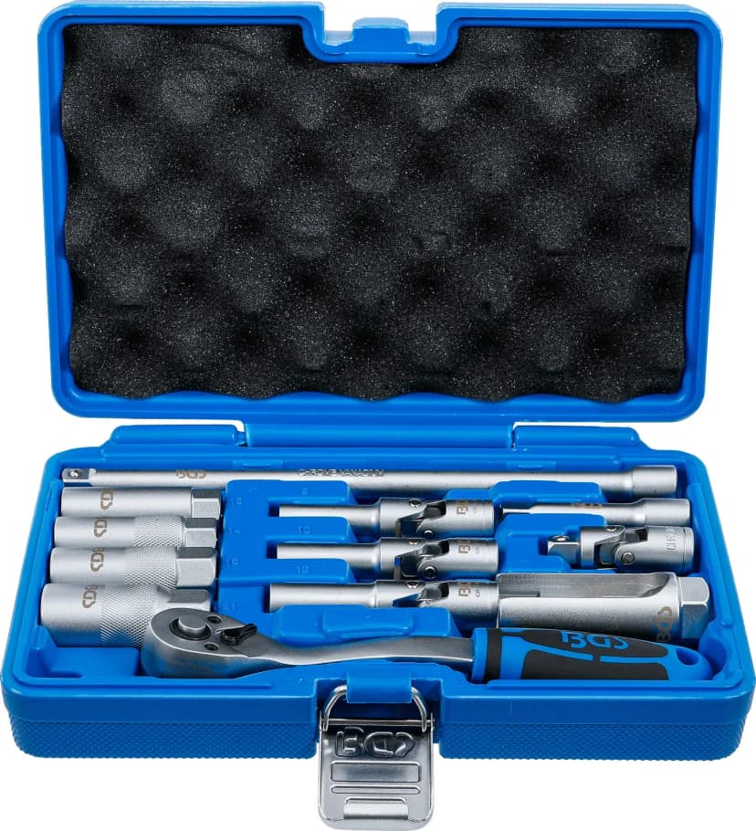 Set orodja za grelne svečke in svečke, 10 mm (3/8"), 12-delni