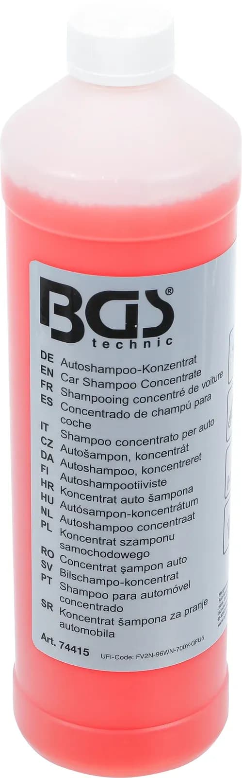 Koncentrat avtošampona, rdeča, 1000 ml