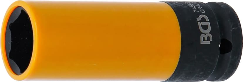 Zaščiteni udarni nasadni ključ, pogon 12.5 mm (1/2"), 19.5 mm