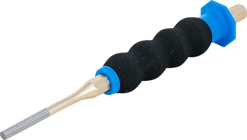 Valjasti izbijač, z zaščito za roke, 180 mm, 5 mm