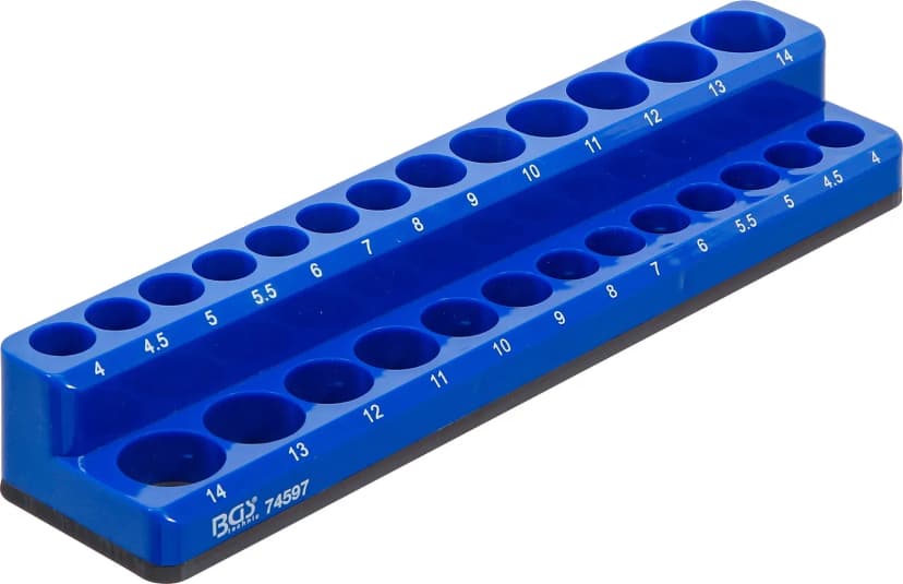 Plastično držalo za nasadne ključe, magneten, 6.3 mm (1/4")