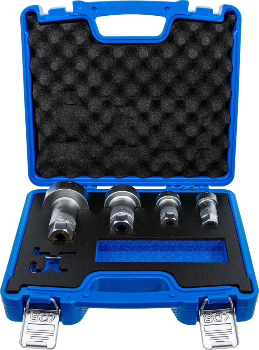 Set držal za matrice, pogon 10 mm (3/8") / 12.5 mm (1/2"), 4-delni