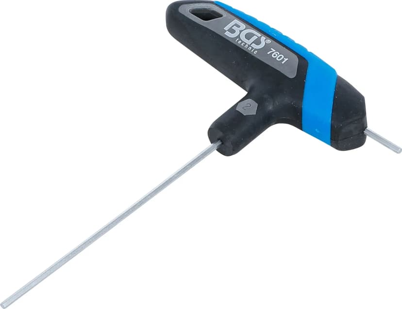 Izvijač s T-ročajem, notranji šestrob, 2 mm