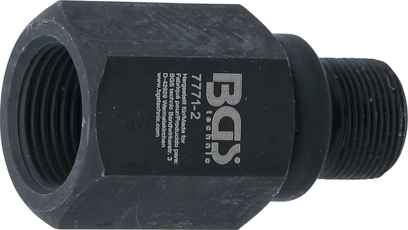 Adapter za demontažo iz BGS 7771, M17 x M20 x 52 mm