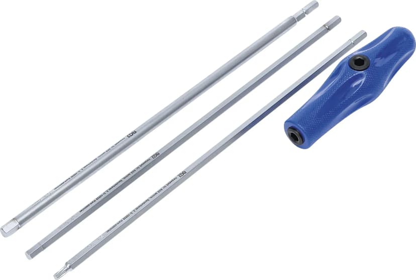 Set posebnih izvijačev, T-profil (za Torx), notranji šestrob, 4-delni