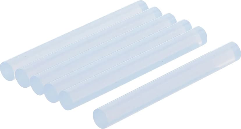 Lepilni vložki, prozoren, Ø 11 mm, 100 mm, 6 kosov
