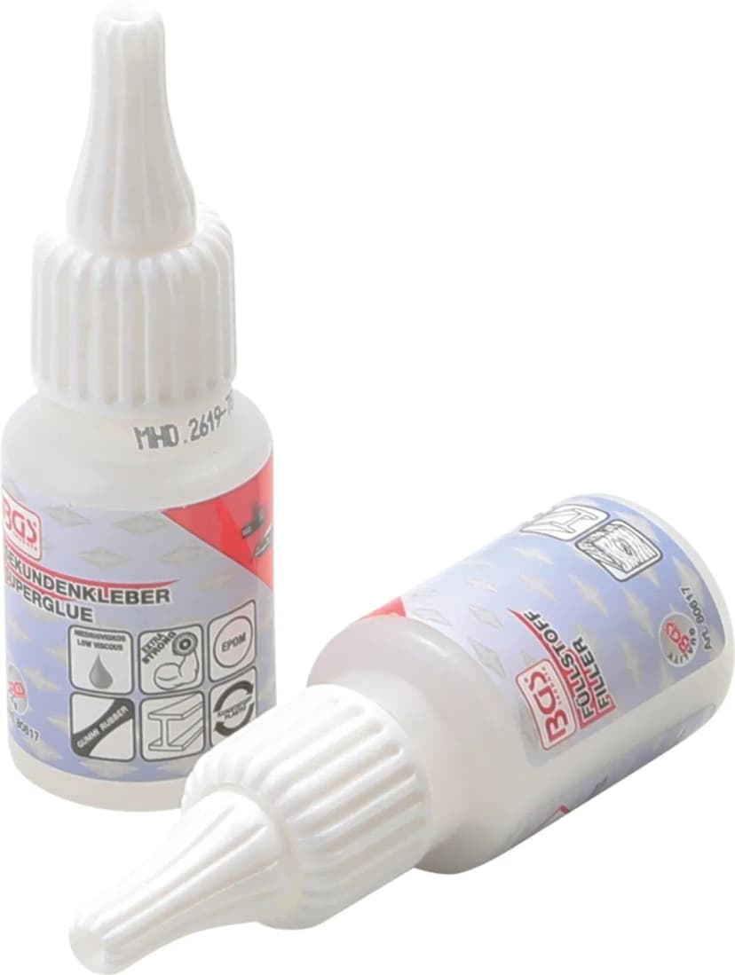 Komplet za popravilo z lepilom, 2-komponentno lepilo, 20 g industrijskega lepila / 20 g granulata