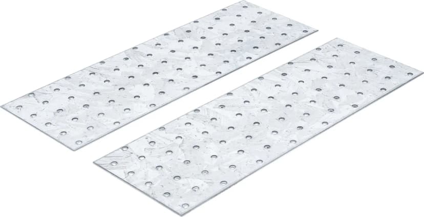 Set ploščatih jeklenih povezovalnikov, 300 x 100 x 2 mm, 2-delni