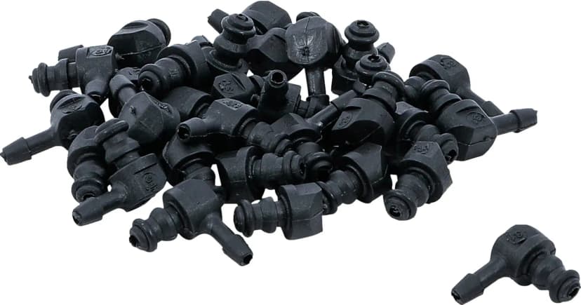 Set plastičnih priključkov, L-oblika, 30-delni