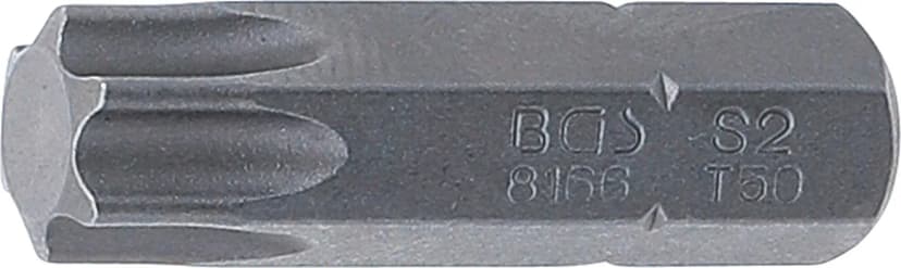 Bit, dolžina 30 mm, pogon 8 mm (5/16"), T-profil (za Torx) T50