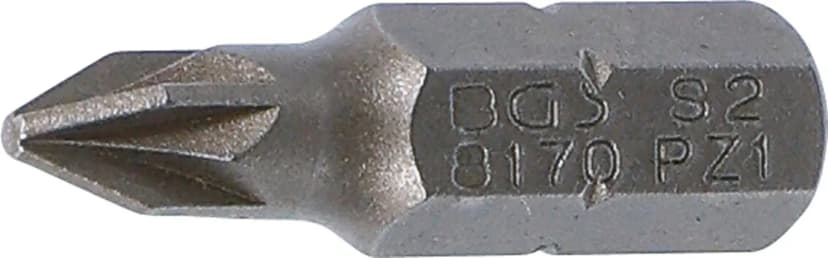 Bit, dolžina 25 mm, pogon 6.3 mm (1/4"), križni PZ1