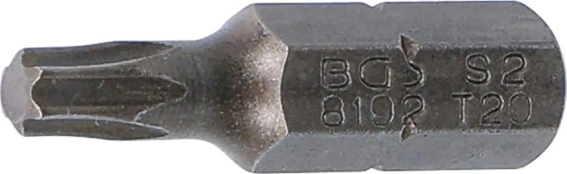 Bit, dolžina 25 mm, pogon 6.3 mm (1/4"), T-profil (za Torx) T20