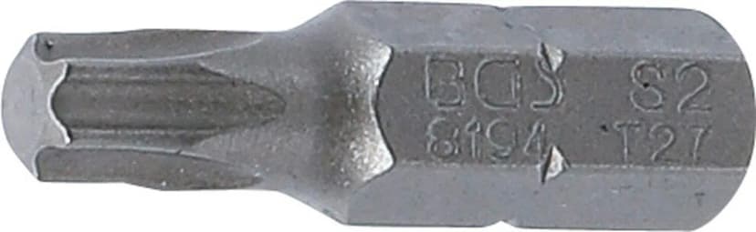 Bit, dolžina 25 mm, pogon 6.3 mm (1/4"), T-profil (za Torx) T27