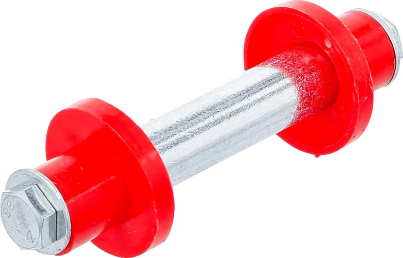 Set osi za kolo ročnega vozička, 128 mm, Ø 20 mm, z 2 distančnima pušama
