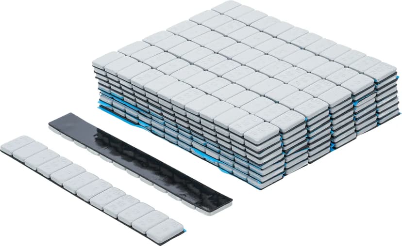 Uteži za uravnoteženje koles, 12 x 5 g, 50 kosov