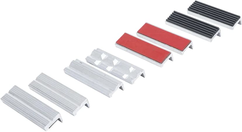 Set zaščitnih čeljusti za primež, aluminij, 100 mm, 8-delni