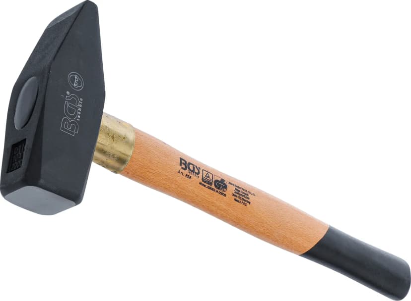 Ključavničarsko kladivo, lesen ročaj, DIN 1041, 2000 g